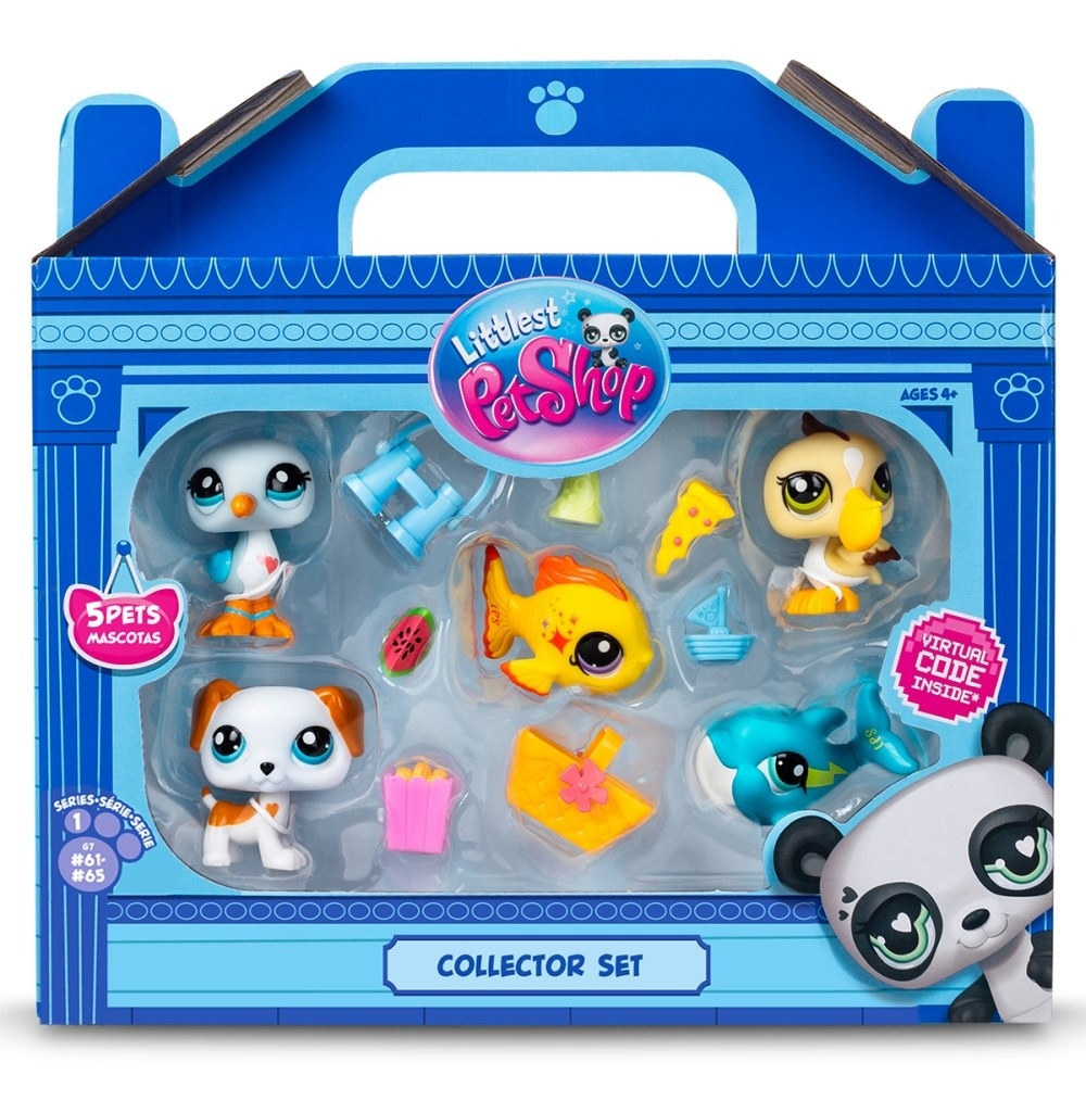 Základná zábavná sada figúrok! Zberateľská sada Littlest Pet Shop Plážoví kamaráti